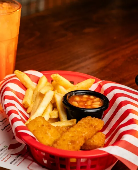 kids food selection on table