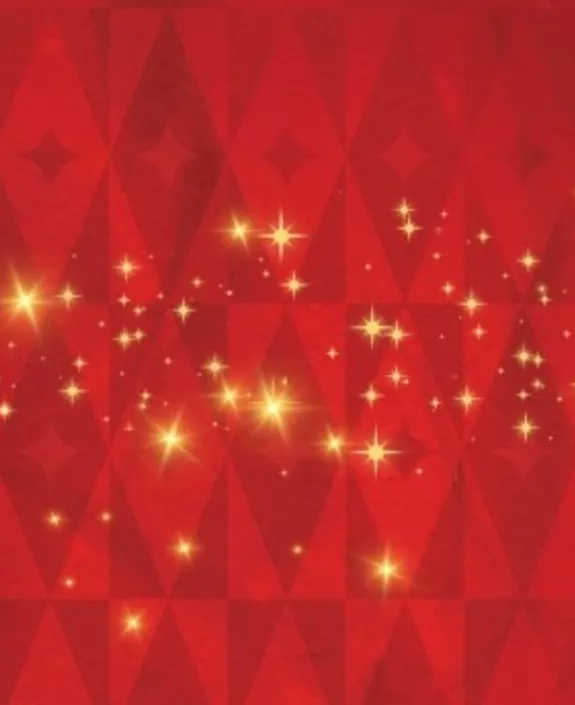 Christmas wrapping paper and bow