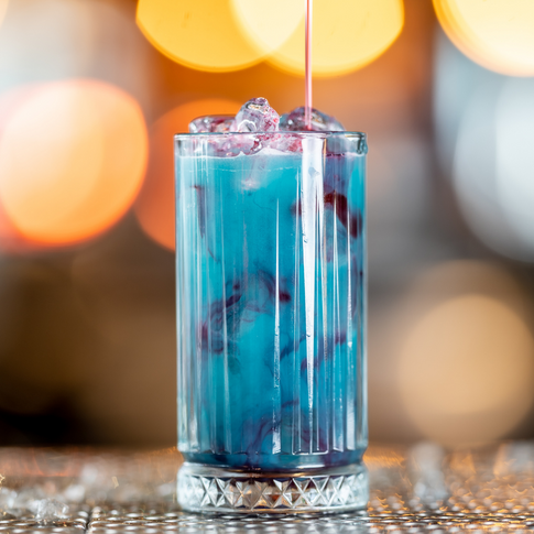 Purple rain cocktail