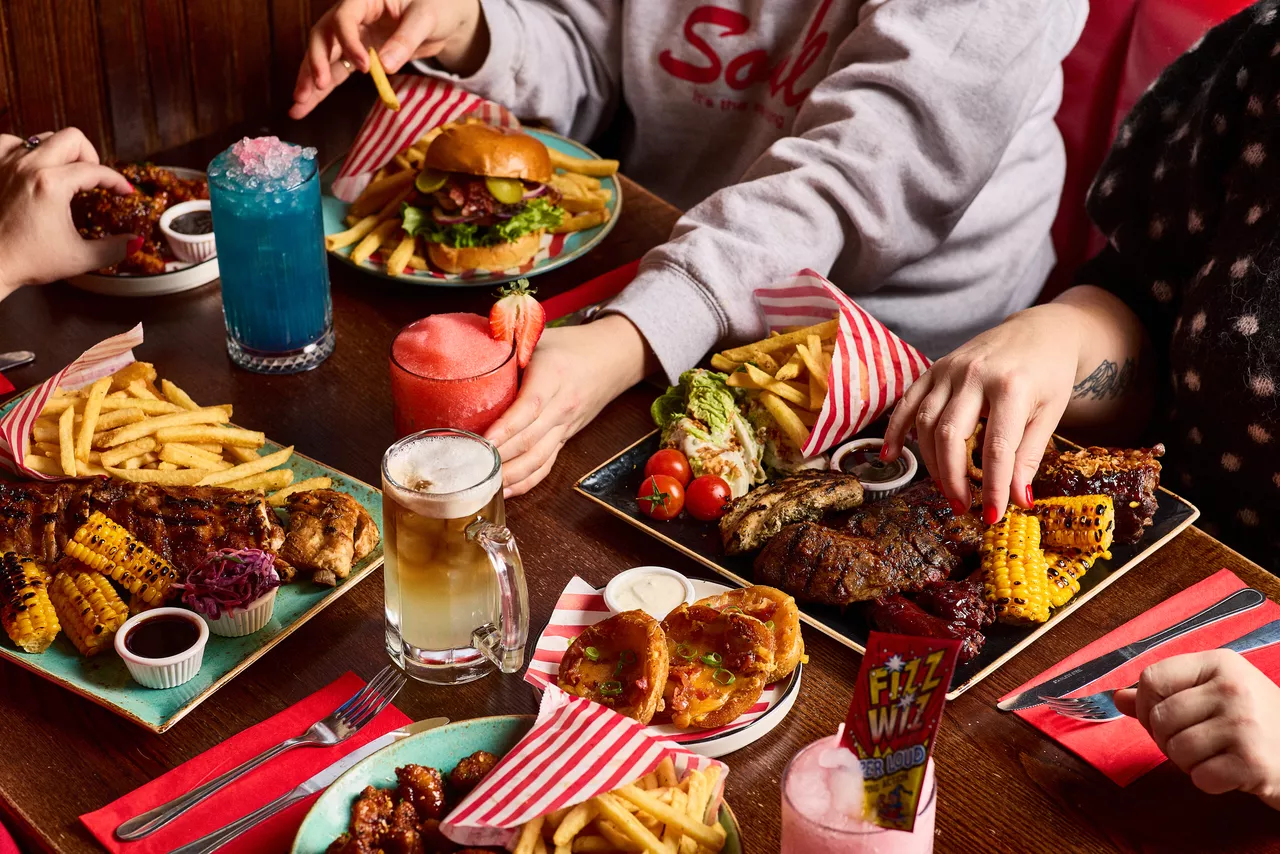 table of food