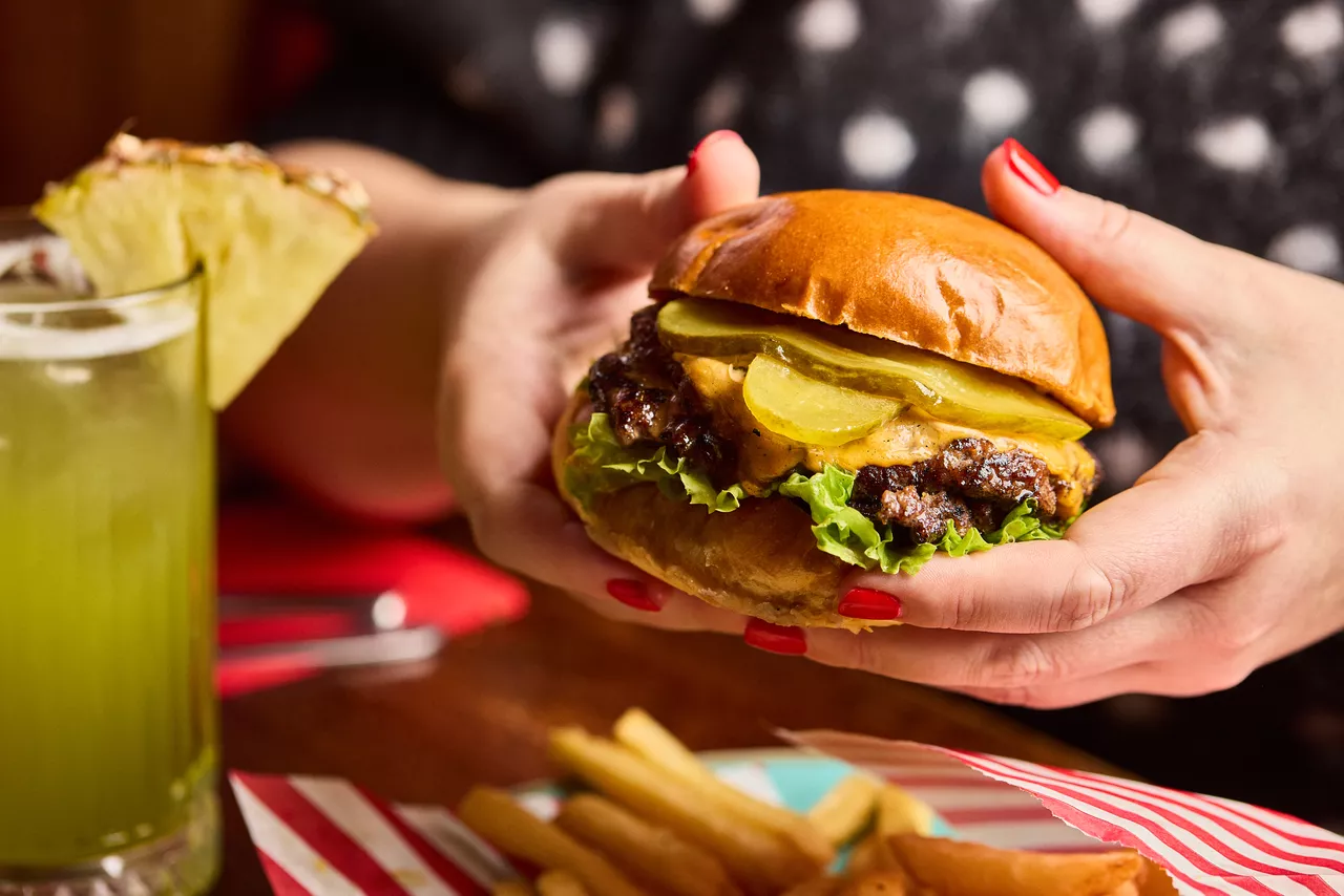 Smashed burger