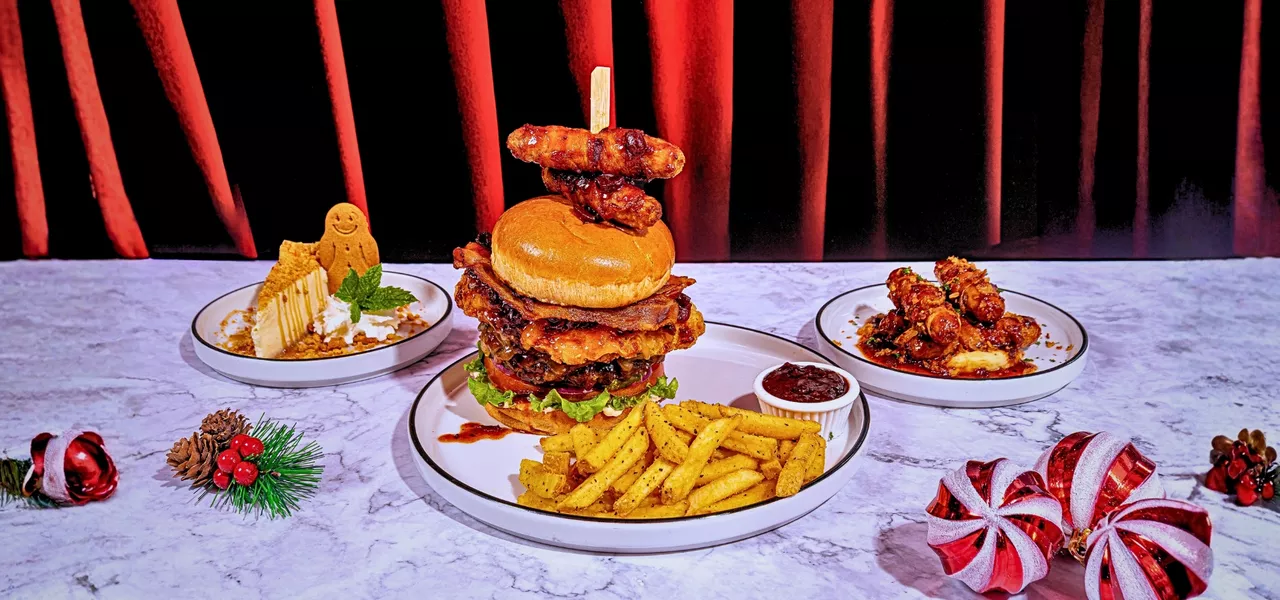 Christmas burger