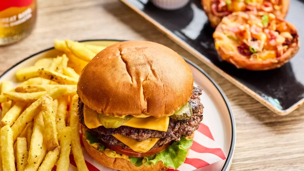 smashed burger