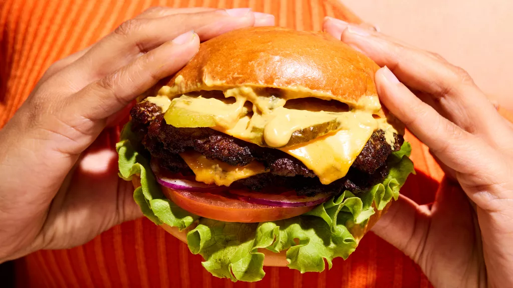 Burger close up