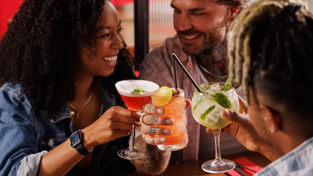 Cocktails drinks menu