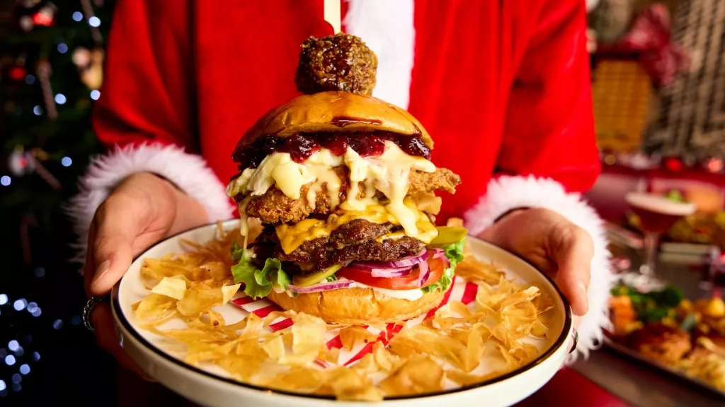 Christmas Festive Burger