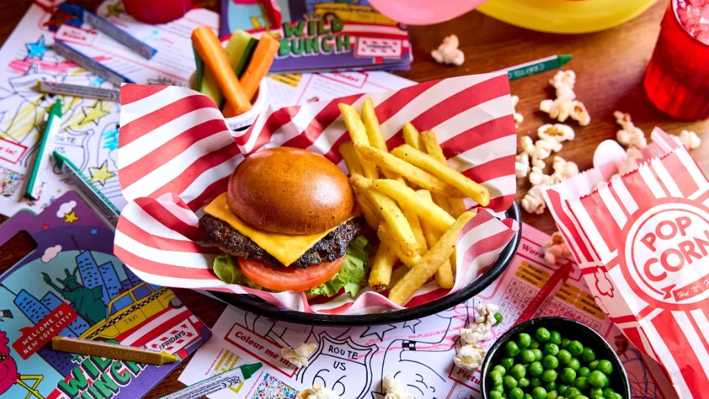 kids burger meal