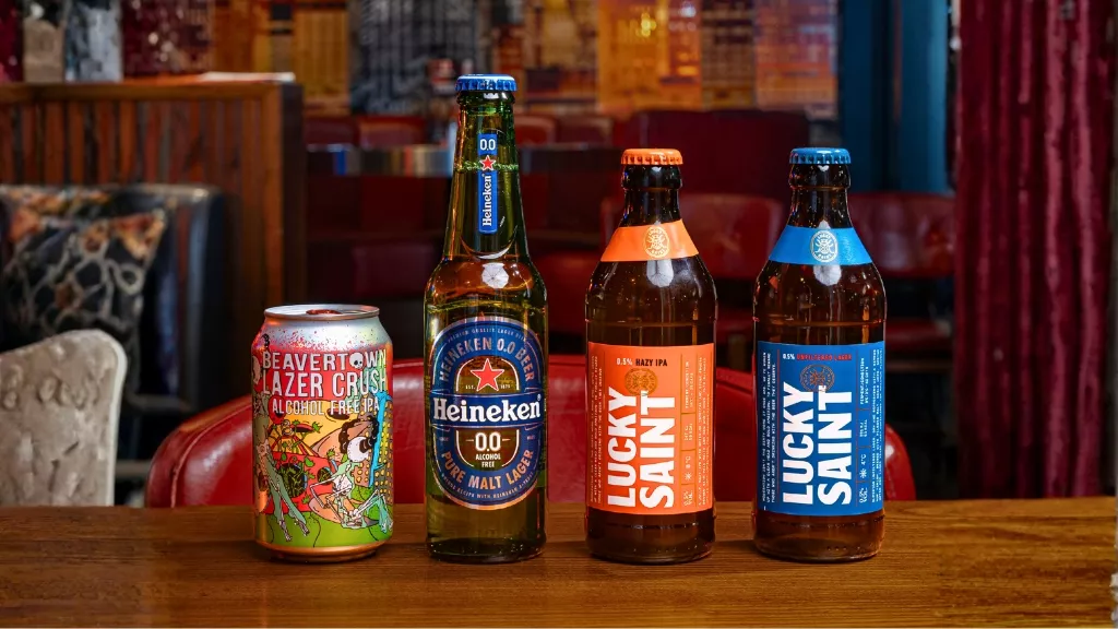 no and low beer range